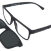 Gọng kính cận Emporio Armani EA4115 With Clip-On 58011W 8056597454995
