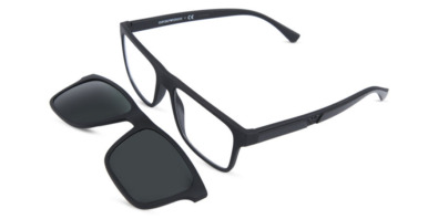 Gọng kính cận Emporio Armani EA4115 With Clip-On 58011W 8056597454995