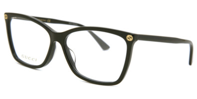 Kính mắt Gucci GG0025O 001 cho Nữ cận thị