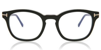 Kính mắt Tom Ford FT5532-B Blue-Light Block with Clip-On 01V cho Nam cận thị