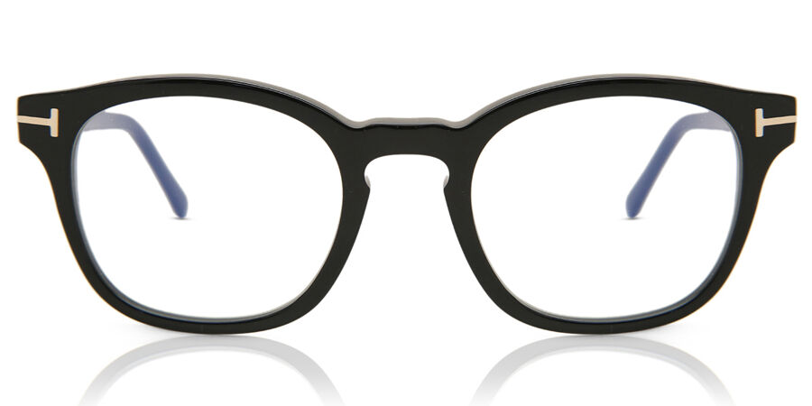 Kính mắt Tom Ford FT5532-B Blue-Light Block with Clip-On 01V cho Nam cận thị