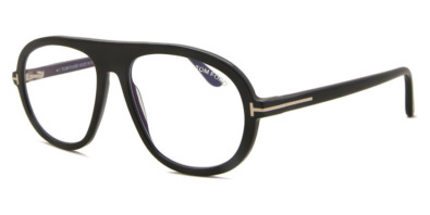 Kính mắt Tom Ford FT5755-B Blue-Light Block 001 cho Nam cận thị