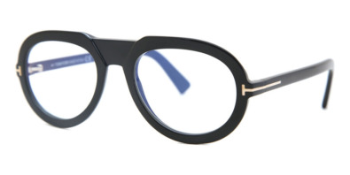 Kính mắt Tom Ford FT5756-B Blue-Light Block 001 cho Nam cận thị