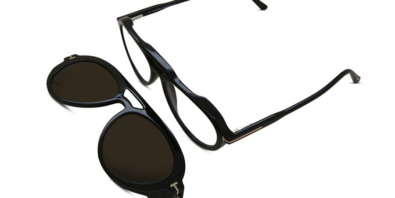 Gọng kính cận Tom Ford FT5760-B Blue-Light Block with Clip-On 001 889214268617