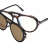 Gọng kính cận Tom Ford FT5760-B Blue-Light Block with Clip-On 052 889214268624