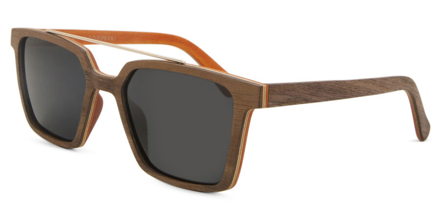 Kính râm Oh My Woodness! Oh My Woodness! Bangkok Polarized D06 WS419-B Nam và Nữ (Unisex)